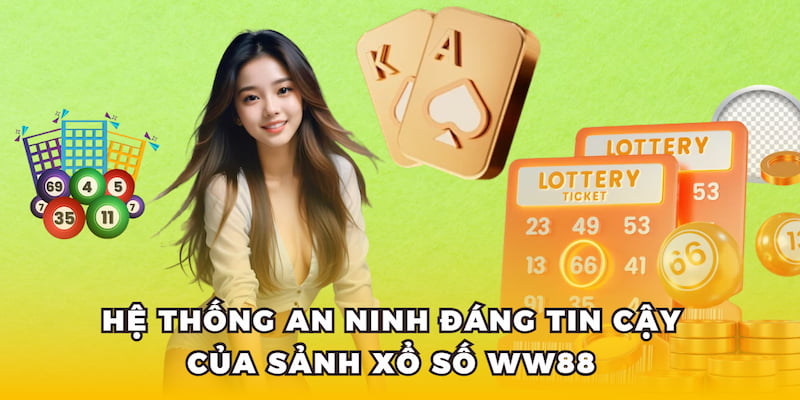 Hệ thống an ninh đáng tin cậy của sảnh xổ số WW88